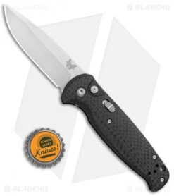 Benchmade CLA Limited Edition Automatic Knife Carbon Fiber(3.3" Satin) 4300-1801 -Spyderco Sales Store Benchmade CLA Limited Edition Auto CF Satin 4300 1801 BHQ 91085 jr bottlecap