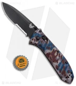 Benchmade Presidio II Limited Edition Knife Rustic (3.7" Black Serr) 570BK-1801 -Spyderco Sales Store Benchmade Presidio II LE Rustic Black Serr 570SBK 1801 BHQ 91119 jr bottlecap