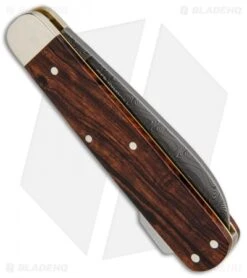 Boker 2018 Annual Damascus Collector's Knife (3.5" Damascus) 1132018DAM -Spyderco Sales Store Boker 2016 Annual Damascus Collectors Damascus 1132018DAM BHQ 85379 jr side