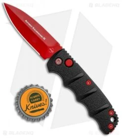 Boker Black Widow Mini Kalashnikov Automatic Knife Dagger (2.5" Red D2) -Spyderco Sales Store Boker Black Widow Mini Kalashnikov Auto Dagger Red 01KALS57NSOI BHQ 96966 jr bottlecap update