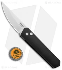 Boker Burnley Kwaiken Compact Automatic Knife Black (3" Stonewash) Pro-Tech -Spyderco Sales Store Boker Burnley Kwaiken Compact Auto Black SW Protech BHQ 95732 jr bottlecap