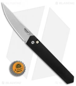 Boker Burnley Limited Kwaiken Automatic Knife Black (3.5" Stonewash) Pro-Tech -Spyderco Sales Store Boker Burnley Limited Kwaiken Auto Black SW Protech BHQ 88839 er bottlecap