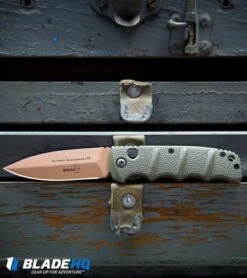 Boker Desert Warrior Kalashnikov Dagger Automatic Knife OD Green (3.3" D2) -Spyderco Sales Store Boker Desert Warrior Kalashnikov Dagger Automatic Knife OD Green Copper BHQ30436 kp tool box 2 web