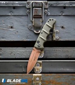 Boker Desert Warrior Kalashnikov Dagger Automatic Knife OD Green (3.3" D2) -Spyderco Sales Store Boker Desert Warrior Kalashnikov Dagger Automatic Knife OD Green Copper BHQ30436 kp tool box 3 web
