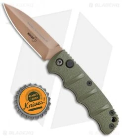 Boker Mini Kalashnikov Desert Warrior Automatic Knife Dagger (2.5" Copper D2) -Spyderco Sales Store Boker Kalashnikov Automat 74 AUSB OD Green jr bottlecap 1
