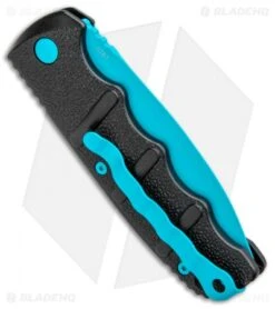 Boker Blue Scorpion Kalashnikov Dagger Automatic Knife (3.25" Electric Blue D2) 9 Boker Blue Scorpion Kalashnikov Dagger Automatic Knife (3.25" Electric Blue D2) -Spyderco Sales Store Boker Kalashnikov Black Widow Blue jr side