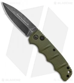 Boker Kalashnikov Dagger Automatic Knife OD Green (3.25" Smokewash D2)