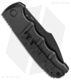 Boker Kalashnikov Harpoon Automatic Knife Black (3.25" Black D2) -Spyderco Sales Store Boker Kalashnikov Harpoon Auto Black Black KALS53NSOI BHQ 95957 jr side