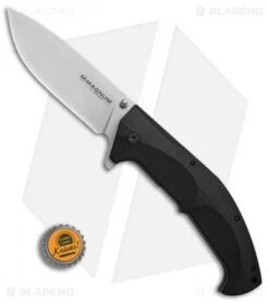 Boker Magnum Colussus Liner Lock Black G-10 (4.75" Stonewash) 01RY182 -Spyderco Sales Store Boker Magnum Colussus BHQ 80851 er bottlecap