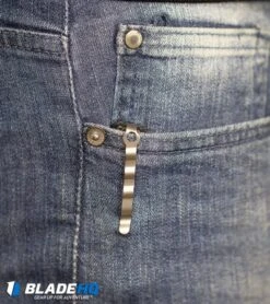 Boker Mini Kalashnikov Tanto Automatic Knife Black (2.5" D2 Black Serr) -Spyderco Sales Store Boker Mini Kalashnikov Automatic Knife Black Bead Blast 01KALS73 BHQ 10758 kp in pocket web 4