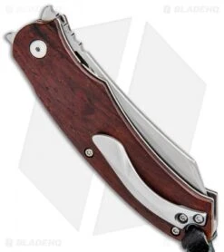 Boker Plus Kansei Takara Liner Lock Knife Cocobolo Wood (3.125" Satin) 01BO895 -Spyderco Sales Store Boker Plus Kansei Takara LL Cocobolo Wood Satin 01BO895 BHQ 101763 jr side