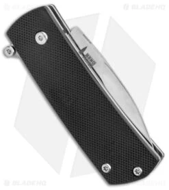 Boker Plus Shamsher Automatic Liner Lock Knife Black G-10 (1.9" Satin) 01BO361 -Spyderco Sales Store Boker Plus Shamsher Auto LL Black G 10 Satin BHQ 139170 jr side