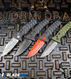 Boker Black Widow Strike Drop Point Automatic Knife Black (3.25" Red D2) -Spyderco Sales Store Boker Plus Strike Drop Point Automatic Knife OD Green Black D2 BHQ 97033 kp storm drain web 1