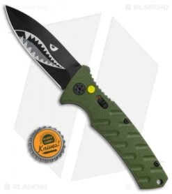 Boker Warhawk Strike Dagger Automatic Knife Black (3.25" Black D2) -Spyderco Sales Store Boker Plus Warhawk Strike Dagger Auto Green Black BHQ 113922 jr bottlecap