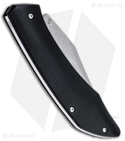 Spyderco Sales Store -Spyderco Sales Store Boker Samo Saur Slip Joint Knife Black G 10 3in Acid SW BHQ 179597 td side