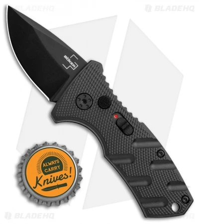 Boker Stubby Strike CA Legal Automatic Knife (1.9" Black D2) 4 Boker Stubby Strike CA Legal Automatic Knife (1.9" Black D2) - Image 4