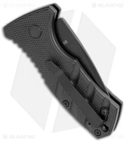 Boker Stubby Strike CA Legal Automatic Knife (1.9" Black D2) 6 Boker Stubby Strike CA Legal Automatic Knife (1.9" Black D2) -Spyderco Sales Store Boker Stubby Strike CA Legal Auto Black 01BO441NSOI BHQ 99647 jr side