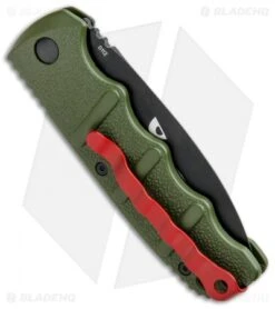 Boker Warhawk Kalashnikov Dagger Automatic Knife Green (3.25" Black D2) 12 Boker Warhawk Kalashnikov Dagger Automatic Knife Green (3.25" Black D2) -Spyderco Sales Store Boker Warhawk Kalashnikov Dagger Auto Black 01KALS41NSOI BHQ 92862 jr side
