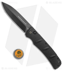 Boker XXL Kalashnikov Exclusive Dagger Automatic Knife (4.75" Black D2) -Spyderco Sales Store Boker XXL Kalashnikov Auto All Black BHQ Exclusive BHQ 126271 jr bottlecap