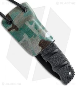Linos Kydex Sheath For Boker Kalashnikov W/ Neck Cord - Green Camo