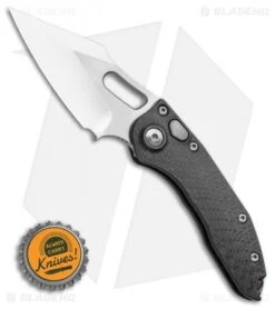 Marfione Custom Borka Blades Stitch Carbon Fiber Automatic Knife (3.75" Mirror) -Spyderco Sales Store Marfione Custom Borka Blades Stitch Carbon Fiber Automatic Knife Mirror Polish BHQ 118912 LS Bottlecap