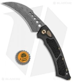 Marfione Custom Hawk Automatic Knife Stingray Skin (CTS-XHP Core Damascus) -Spyderco Sales Store Marfione Custom Hawk Auto Stingray Skin Core Damascus BHQ 101556 jr bottlecap
