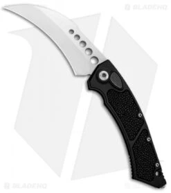 Marfione Custom Hawk Automatic Knife Stingray Skin (4" Hand Rub Satin)
