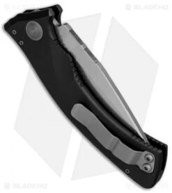 Microtech Amphibian Automatic Knife (3.5" Stonewash) 01/2002 *Collection* -Spyderco Sales Store Microtech Amphibian 01 2002 BHQ 37235 jr side