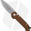 Microtech LUDT Automatic Knife Tan (3.4" Apocalyptic) 135-10APTA
