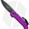 Microtech LUDT Automatic Knife Violet (3.4" Black) 135-1VI