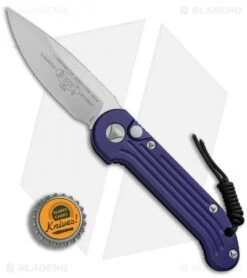 Microtech LUDT Automatic Knife Purple (3.4" Satin) 135-4PU -Spyderco Sales Store Microtech LUDT Purple Satin BHQ 79573 er bottlecap