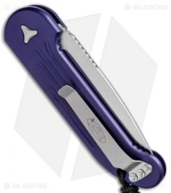 Microtech LUDT Automatic Knife Purple (3.4" Satin) 135-4PU -Spyderco Sales Store Microtech LUDT Purple Satin BHQ 79573 er spine