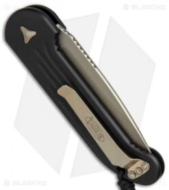Microtech LUDT Automatic Knife Black (3.4" Bronze) 135-13 -Spyderco Sales Store Microtech LUDT black bronze bronze BHQ 77283 er side