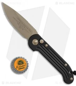 Microtech LUDT Automatic Knife Black (3.4" Bronze) 135-13 -Spyderco Sales Store Microtech LUDT black bronze bronze BHQ 77283 jr bottlecap