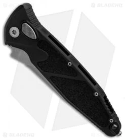 Microtech Socom Elite Automatic Knife Black (4" Apocalyptic Serr) 160A-11AP -Spyderco Sales Store Microtech Socom Elite Automatic Black Apocalyptic Serr BHQ 89766 er spine