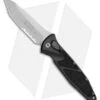 Microtech Socom Elite T/E Automatic Knife Black (4" Stonewash Serr) 161A-11