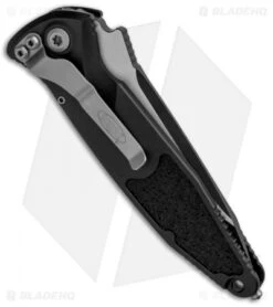 Microtech Socom Elite T/E Automatic Knife Black (4" Two Tone) 161A-1 7 Microtech Socom Elite T/E Automatic Knife Black (4" Two Tone) 161A-1 -Spyderco Sales Store Microtech Socom Elite TE Auto Black TT 161A 1 BHQ 91672 jr side