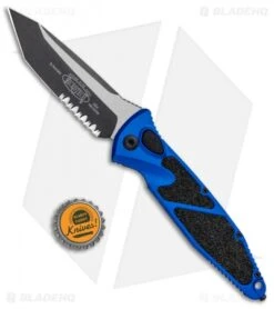 Microtech Socom Elite T/E Automatic Knife Blue (4" Two Tone Serr) 161A-2BL 7 Microtech Socom Elite T/E Automatic Knife Blue (4" Two Tone Serr) 161A-2BL -Spyderco Sales Store Microtech Socom Elite TE Auto Blue TT Serr 161A 2BL BHQ 101582 jr bottlecap
