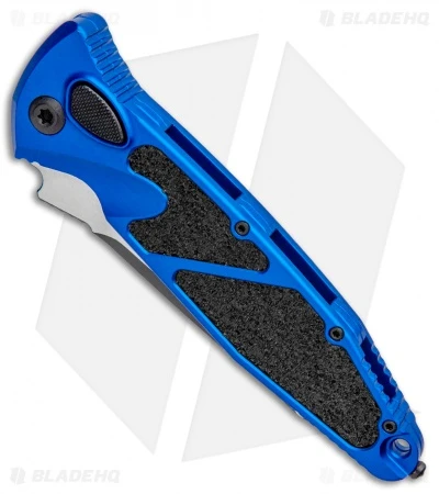 Microtech Socom Elite T/E Automatic Knife Blue (4" Two Tone Serr) 161A-2BL 2 Microtech Socom Elite T/E Automatic Knife Blue (4" Two Tone Serr) 161A-2BL - Image 2
