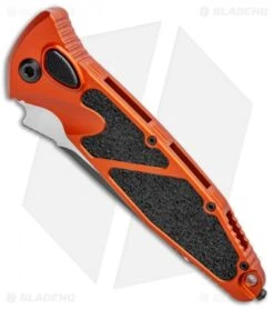 Microtech Socom Elite T/E Automatic Knife Orange (4" Two Tone) 161A-1OR -Spyderco Sales Store Microtech Socom Elite TE Auto Orange TT 161A 1OR BHQ 99677 jr spine