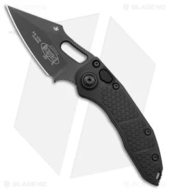 Microtech Stitch-A S/E Automatic Knife Black (3.75" Black)