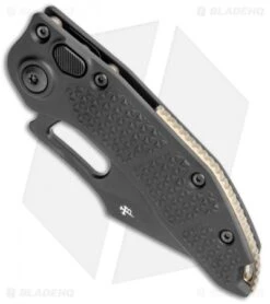 Microtech Signature Series Stitch Automatic Knife Tactical (3.8" DLC) 169-1DLCTS -Spyderco Sales Store Microtech Stitch Auto Tactical Apocalyptic DLC 169 1DLCTS BHQ 75753 jr spine