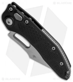 Microtech Stitch Automatic Knife Black (3.75" Stonewash) 169-10 -Spyderco Sales Store Microtech Stitch Black SW 169 10 BHQ 71981 jr spine