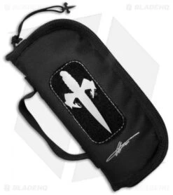 Marfione Custom DOC Killswitch Automatic Knife Titanium (3.75" Stonewash) -Spyderco Sales Store Microtech anax rain drop damascus titanium handle sheath