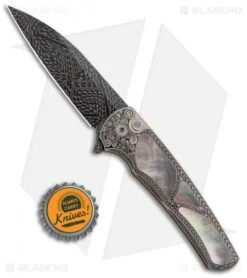 Pro-Tech Malibu Ultimate Custom Wharncliffe Bruce Shaw Engraved (Chad Nichols) -Spyderco Sales Store Pro Tech Malibu Custom Wharncliffe Bruce Shaw Engraved Chad Damascus BHQ 131640 jr bottlecap