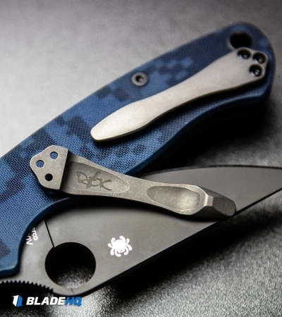 REK Spyderco Clip - Working Finish 4 REK Spyderco Clip - Working Finish - Image 4