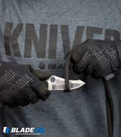 Spyderco A.T.R. 2 Compression Lock Knife Black G-10 (3.47 Satin) C70GP2 -Spyderco Sales Store Spyderco A.T.R. 2 Compression Lock Knife Black G 10 Satin C70GP2 BHQ50819 kp gloves cutting rope web