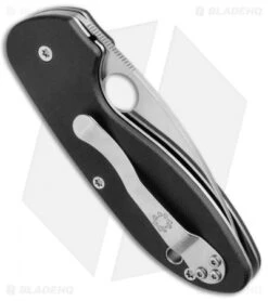 Spyderco Efficient Liner Lock Knife Black G-10 (3" Satin) C216GP -Spyderco Sales Store Spyderco Efficient Black G 10 C216GP BHQ 50829 jr side 3