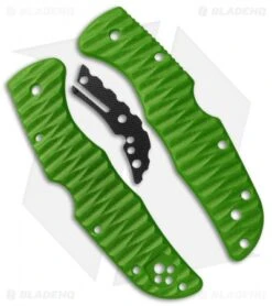 Spyderco Endura 4 Custom Toxic Green G-10 Replacement Handle Allen Putman