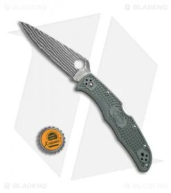 Spyderco Endura 4 Knife Foliage Green (3.75" Zebra Damascus) C10PFGD4 -Spyderco Sales Store Spyderco Endura 4 Goliage Green Zebra Damascus C10PFGD4 BHQ 67310 jr bottlecap